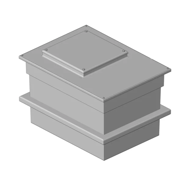 365 Litres GRP One Piece Un-insulated Cold Water Storage Tank - (DP-365) - AG