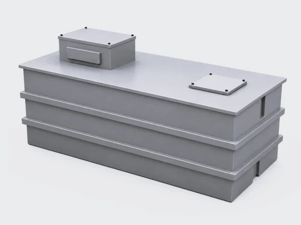 3750 Litres GRP One Piece Insulated Cold Water Storage Tank - (DP-3750) - AB